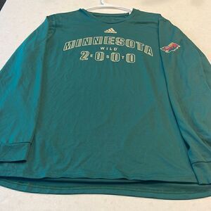 Minnesota wild NHL, mens T-shirt size XL excellent condition established 2000.